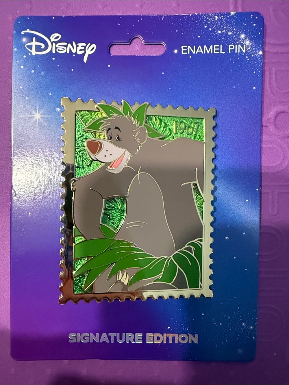 Disney PALM Royal Stamp Baloo signature edition 400 Ltd edition Pink à la mode